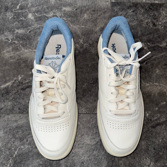 Reebok Blue Club C 85 Vintage Tennis Shows Size 8.5 - Picture 3 of 8